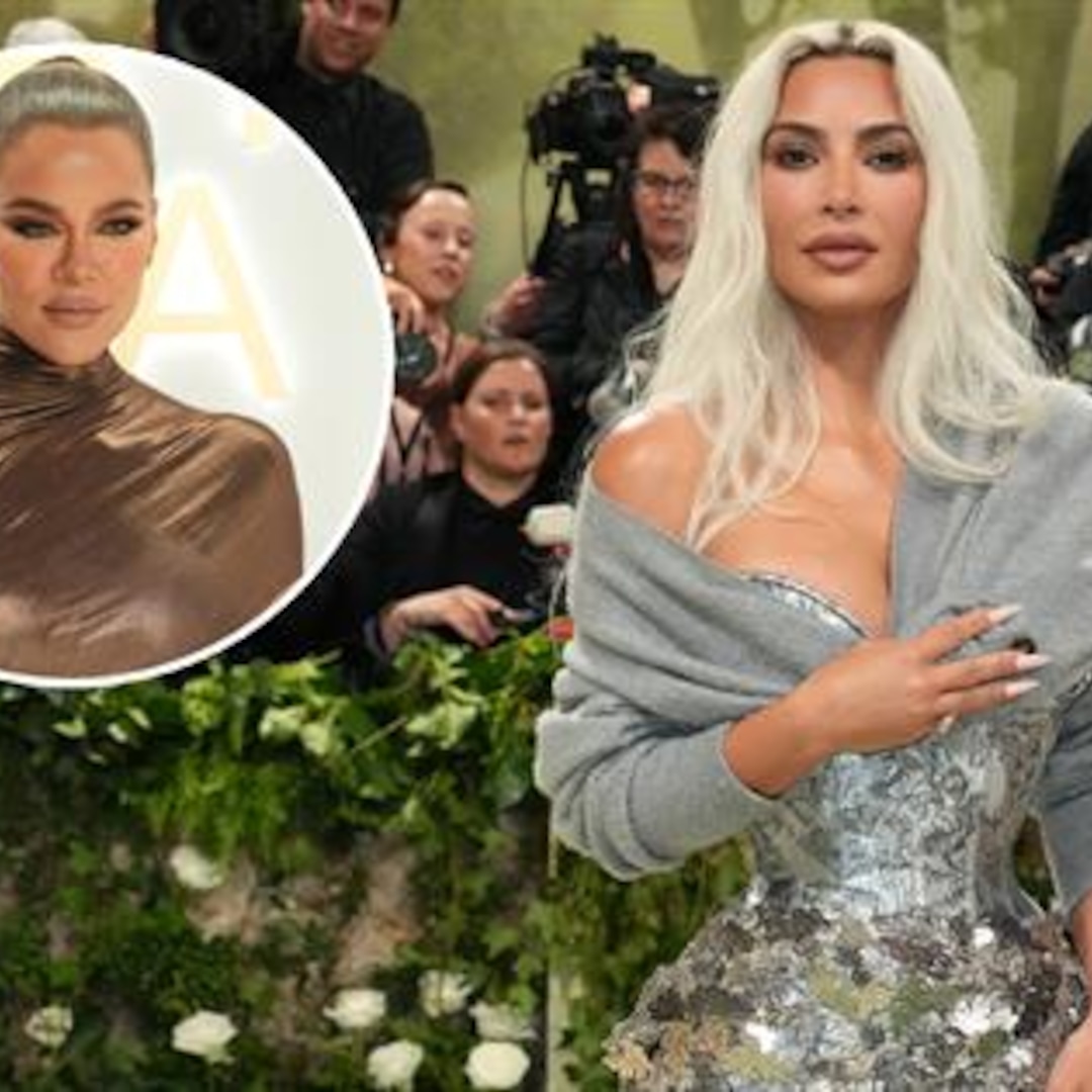 Khloe Kardashian Reacts to Kim Kardashian’s Tight Corset at 2024 Met Gala